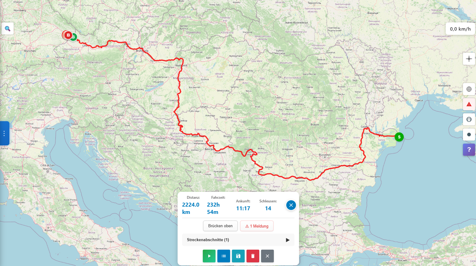 Die Donau ist da – 2.000 km neues Flussnetz bis zum Schwarzen Meer – Navinaut News