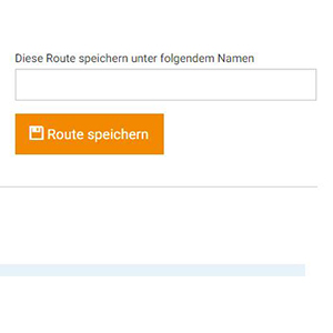 Route speichern