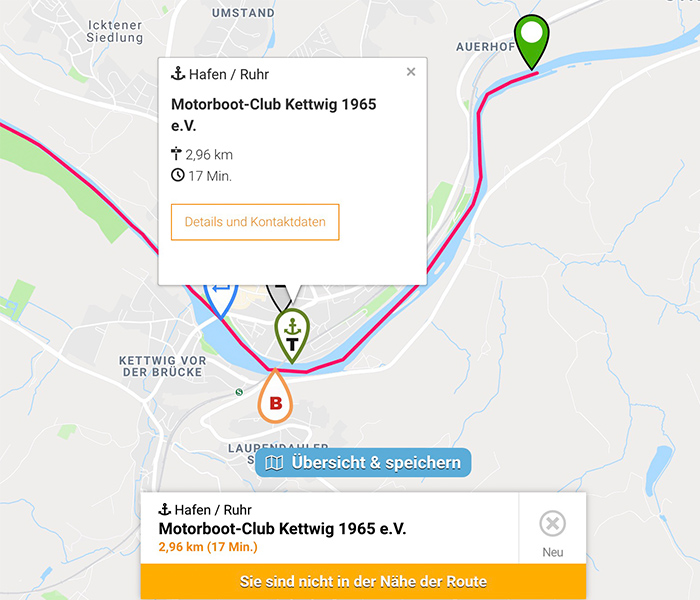Schnellinfos für jeden Hafen